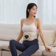 SKG 온열 EMS 무선 허리 마사지 W9 PRO 복부 마사지 뱃살 안마기