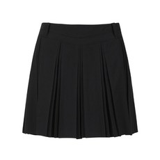 [백화점 정품] 세인트앤드류스 (정) 25 SS 여성 핀턱 플리츠 큐롯 스커트 (821E2PC501BK)