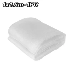 새그물 식물 곤충 커버 가방 드로스트링 지퍼 꽃과 과일 그물 새 3 개, [02] White1x1.5m1PC