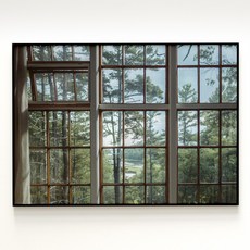 [아트밀] 쉼이 있는 여행사진 액자 90종 - 26 숲속 안식처, 1 (소형) A4액자_우드브라운, 우드브라운