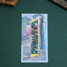 쿠쿠스토어 금속 해바라기 중공 북마크 창의적인 페인트 책 거치대 술 펜던트 학교 문구 품 스타일 4 색, 04 Lot