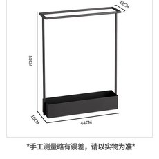 傘桶 傘架 雨傘收納架 飯店大堂傘桶 商用傘架 家用雨傘架 北歐雨傘架門口雨傘收納桶酒店大堂辦公室雨傘桶家用, 雨傘架H款黑色, 1個