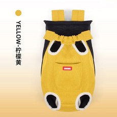 DUOMM 寵物背包 狗狗胸背帶 貓咪攜帶包, 1個, 炫黃色,L 建議體重8-10斤左右