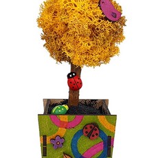 스칸디아 나무화분 만들기 스칸디아모스화분만들기, 1개