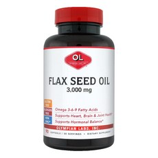 올림피안랩스 플랙 씨드 오일 3000mg 소프트젤 글루텐 프리, 90개입, 1개, 90정