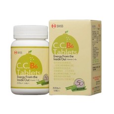 SWISS C.C.B6 Tablets 維他命C+B6 50錠, 2g, 50個