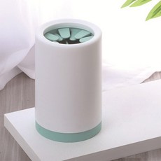 개 발 청소기 작은 중형 개와 고양이를위한 휴대용 실리콘 세탁기 컵 진흙 자동 세척 청소 용품, L, Mint green