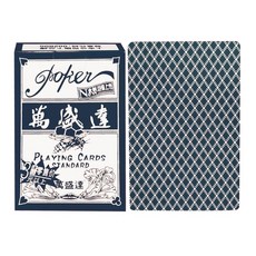 萬盛達蜂王撲克牌10入裝，品質好、耐用不易爛，桌遊必備，小優購物推薦, 1個, 撲克牌-[萬盛達藏青色10入], 藏青色