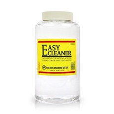 (한국화구) 이지클리너 1000ml 1병 유화붓 세척액, 1개