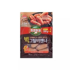 롯데 의성마늘 빅그릴 비엔나 300Gx2개 (냉장)
