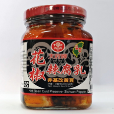 天府牌 花椒辣豆腐乳 (非基改黃豆), 1個