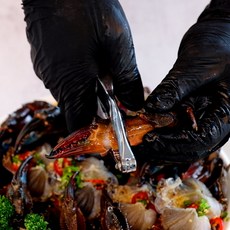 집게발 전용가위 게속살가위 게장가위 게살 포크 집게다리 호두 은행 대게 대게용 크랩크래커 게다리절단가위 견과류망치 껍질 제거 손질 업소용 가정용, 1개