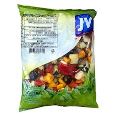 FROZEN 냉동 구운야채믹스 /주키니호박 가지 양파 파프리카, 1개, 1kg