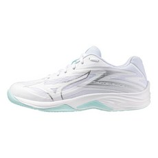 Mizuno Thunder Blade Z 女排球鞋 穩定包覆 回彈 白淺藍 V1GC237040
