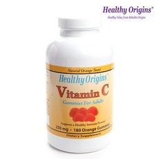 Healthy Origins 維他命C補充軟糖 250mg, 180顆, 1罐