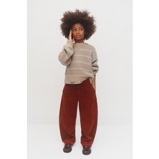 ZARA 자라 스트라이프 니트 스웨터 - 라이트 베이지 BSS019 AGI091