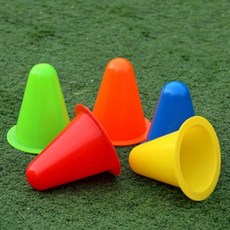 RT리빙 훈련용 칼라콘 8cm 축구훈련콘