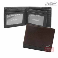 Crocodile 鱷魚 litchi系列 13卡窗格短夾 進口真皮男夾 0103-3352 - 得意時袋