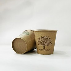 호미재 크라프트 종이컵 190ml 300개, 1세트, 300개입