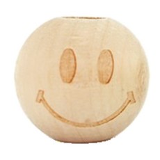 초등미술 키링만들기 데코장식용 스마일 우드볼/ 돌봄교실 우정템만들기 장식스티커 키즈공방, 10개, 대