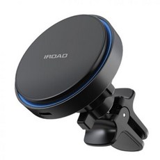 아이로드 맥세이프 차량용 거치대 고속무선충전기 MG100, MG100 + 맥세이프링