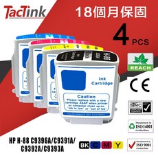 TacTink HP 88/C9396A 相容副廠墨水匣 4入組合包, 1個