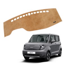 레이EV DUB 플라즈마 논슬립 벨벳 대쉬보드커버, 블랙, 레이EV/23년9월~/KK272