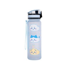 impact怡寶正版授權Chiikawa兒童水壺 安全Tritan材質 卡通造型 防漏設計 方便攜帶, 淺藍, 1個, 500ml