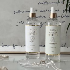 골드에디션 섬유향수 500ml 1+1 항균탈취99.9% 에이로마, 라임 앤 그레이프프룻, 유칼립투스 앤 그린티, 2개