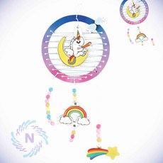 드림캐쳐 유니콘 우드드림캐쳐 우드모빌