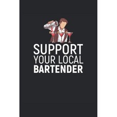 paperback Book Barkeeper apoya a su barman local: Receta de cóctel Libro 120 Páginas Cuaderno pa