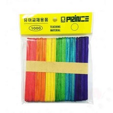 삼안 칼라막대 100개 11.5cm 초등학생만들기