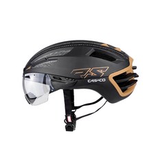 CASCO 運動自行車安全帽 (附鏡片), 黑色, 1個