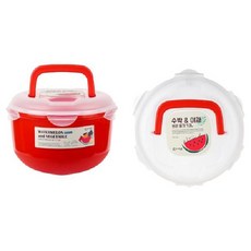 (SM)수박&야채 보관 용기 7.2L 레드 (771160), 상세페이지 참조, 1개