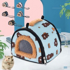 키밍 햄스터 외출백 이동장 고슴도치 다람쥐 외출 smg*98778qw, M_네이비-말