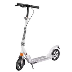 스쿠터 킥보드 스쿠터 접이식 접이식 킥보드 성인킥보드 어린이및청소년, 흰색(핸드브레이크), 1개