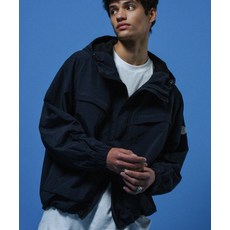 TRAVEL 어프로칭 후드 윈드 브레이커 네이비