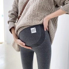 오피스프렌즈 가을 겨울 임산부 복부 서포트 기모 레깅스 스타킹