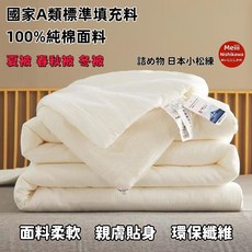 明治西川 100%純棉面料國家A類標準填充料被, 夏被