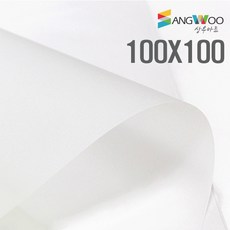 SANGWOO 트레싱지 미농지 기름종이65g 정사각 100X100 100매