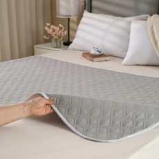 한비몰 오염방지 시니어 어르신 환자용 방수패드, 그레이