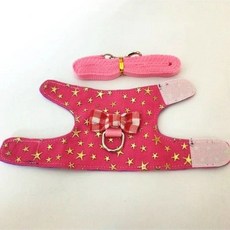 爆款下殺 用品外齣鬆鼠公主倉鼠小衣服 背帶式傢用可愛牽引繩自用寵物貂 V89L, 燙金星星S號, 1個