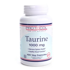 PROTOCOL FOR LIFE BALANCE 牛磺酸膠囊 1000mg, 100顆, 1罐