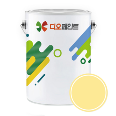 디오페인트 멀티퍼퍼스 벽지 가구용 페인트, 1개, 4L, 비비드3(버터컵)