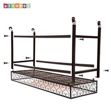 DecoBox 藝術多肉花架，中型展示架，附輪, 詳見包裝, 詳見包裝