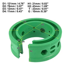 UXCELL 2개 자동차 쇼크 업소버 고무 스프링 쿠션 완충 차량 코일 버퍼 범용 액세서리, 02 Green D