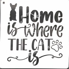 ST-CU2-0262型染版(Stencil)-蝶古巴特diy-簍空模板-塗鴉模版-繪畫模版, 1個, ST-CU2-0262