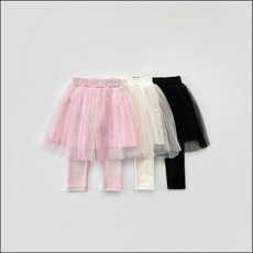 WSB 발레복 감성 러블리 포인트 튜튜 치마 레깅스 (5호~17호)