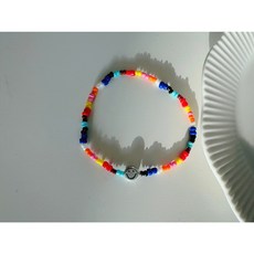 스마일 비즈 팔찌 연예인 팔찌 S/S