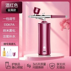 스프레이 앰플 에어건 관리샵 관리기 미용 관리실 미스트 분사 공급기 고압, 9 [베이직1단]레드메탈바디+3버너+히알루론산 증정